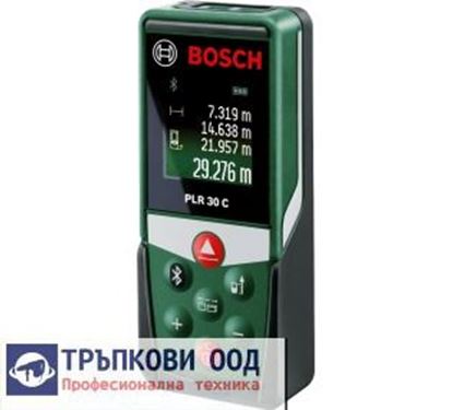 Снимка на  Дигитален лазерен далекомер PLR 30 C,Bluetooth 0603672120