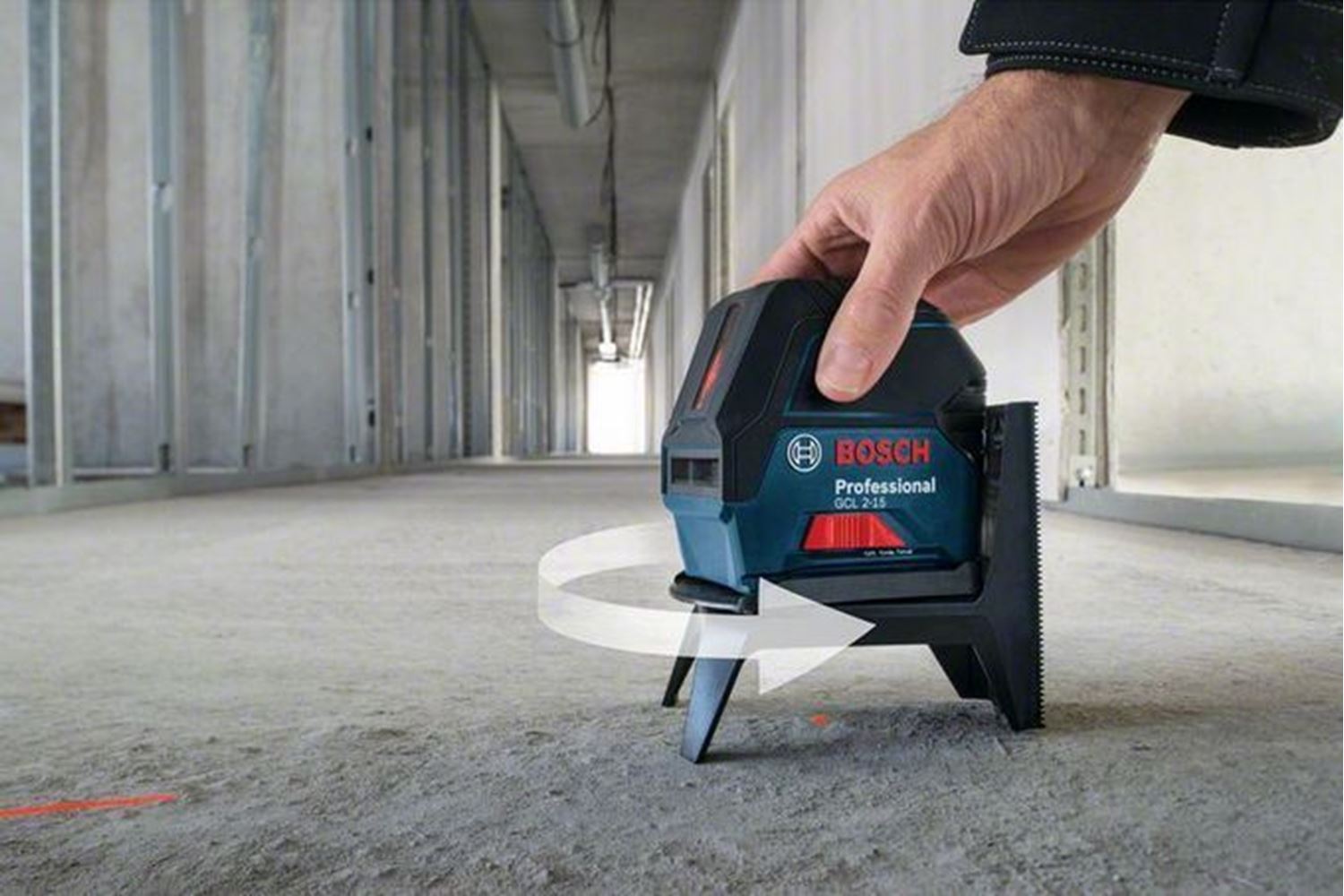 Снимка на Линеен лазер BOSCH GCL 2-15 Professional+RM1 0601066Е00