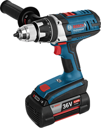 Снимка на  Акумулаторен винтоверт Bosch GSR 36 VE-2-LI Professional ;2 х 4,0Ah L-Boxx 06019C0100