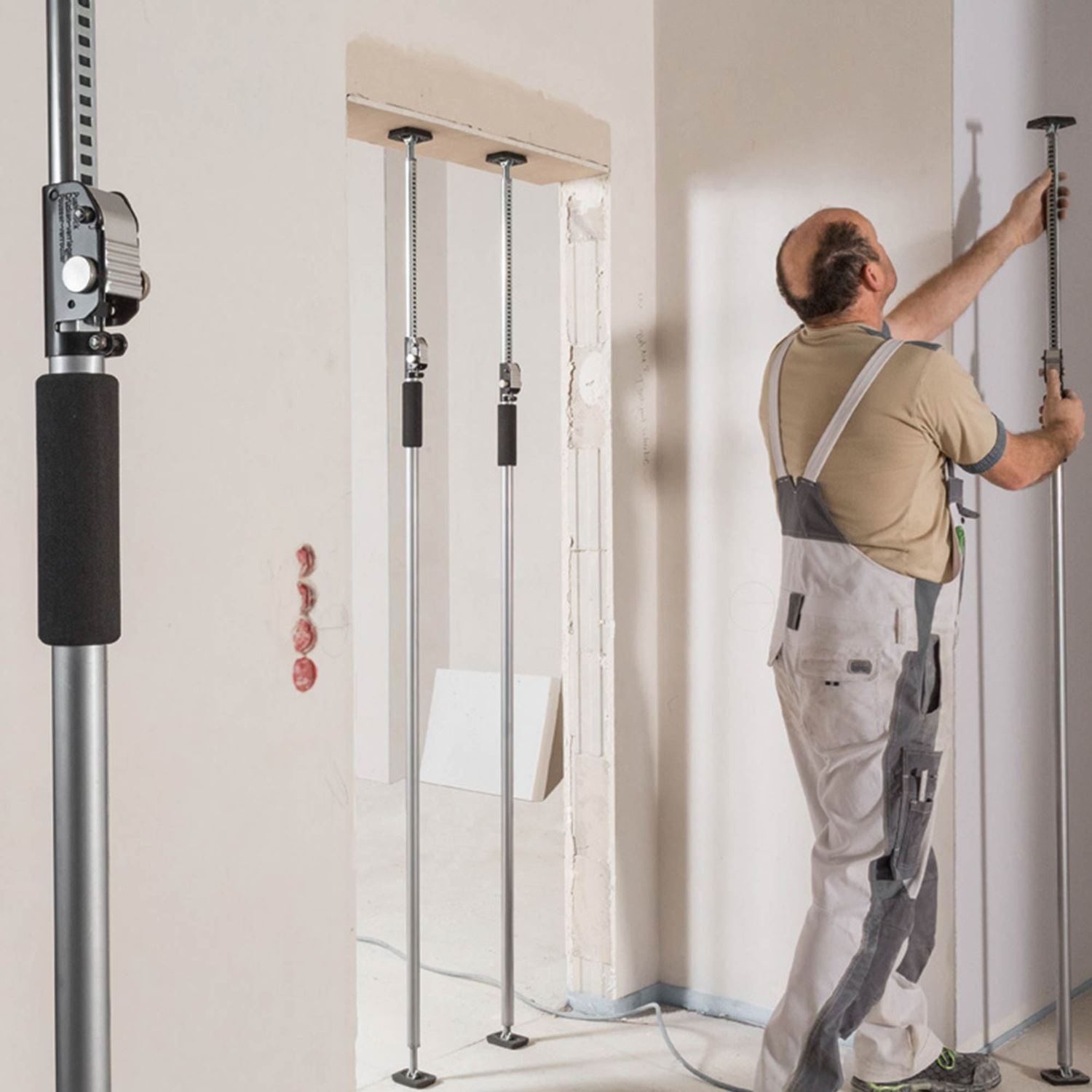 Снимка на Телескопичен прът за монтаж на гипскартон Bessey Telescopic ST290; 1600-2900MM