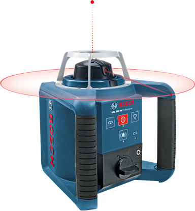 Снимка на Ротационен лазер GRL 300 HV Professional LR1, RC1, WM4 0601061501