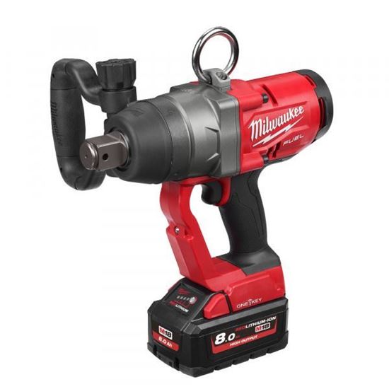 Снимка на Акумулаторен ударен гайковерт 1" Milwaukee, M18ONEFHIWF1-802X,4933459733