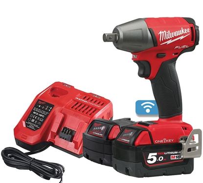 Снимка на Акумулаторен ударен гайковерт Milwaukee M18ONEIWP12-502X,1/2" , 4933451372