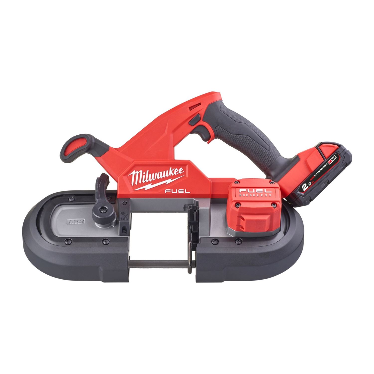 Снимка на Акумулаторен Лентов Трион Milwaukee M18FBS85-202C,2 бат. х 2.0Ah,зарядно 4933471497