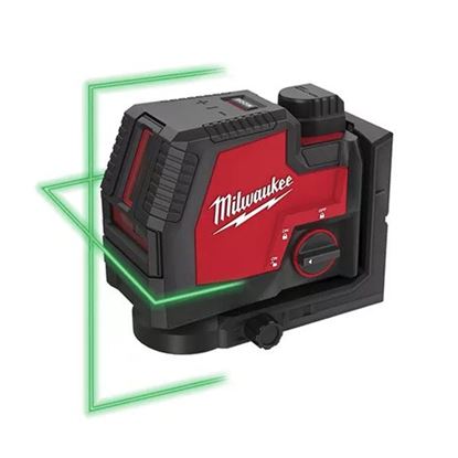 Снимка на Лазерен нивелир 3.0Ah Milwaukee L4CLL-301C CROSSLASER USB зарядно,4933478098 