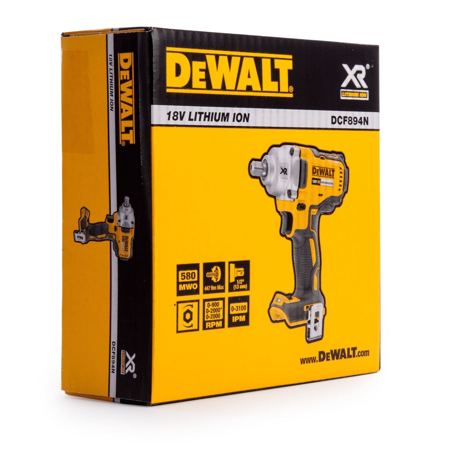 Снимка на Акумулаторен гайковерт DeWALT DCF894N-XJ 18V без батерия и зарядно