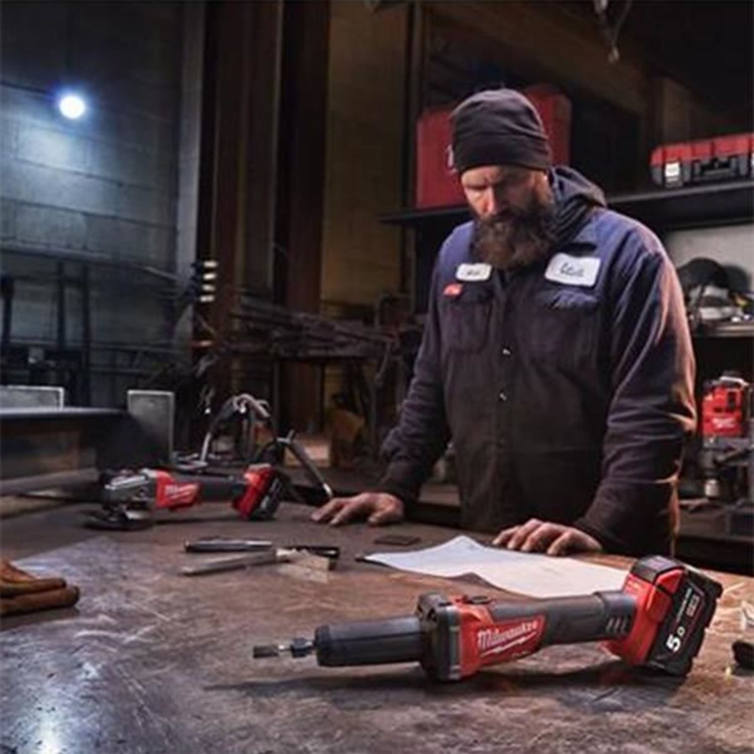 Снимка на Акумулаторен прав шлайф Milwaukee M18FDG-0 4933459106 