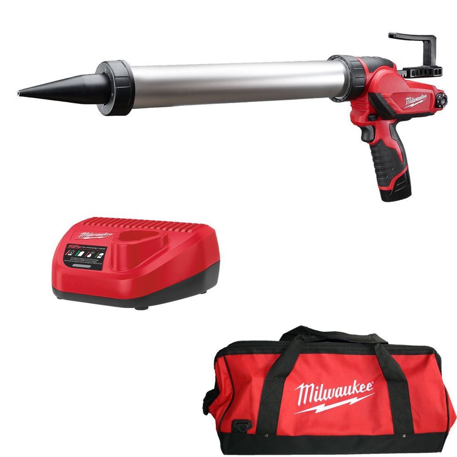 Снимка на Акумулаторен пистолет за силикон Milwaukee M12PCG600A-201B,12V,600ml,1780N,6 настройки 4933441670 