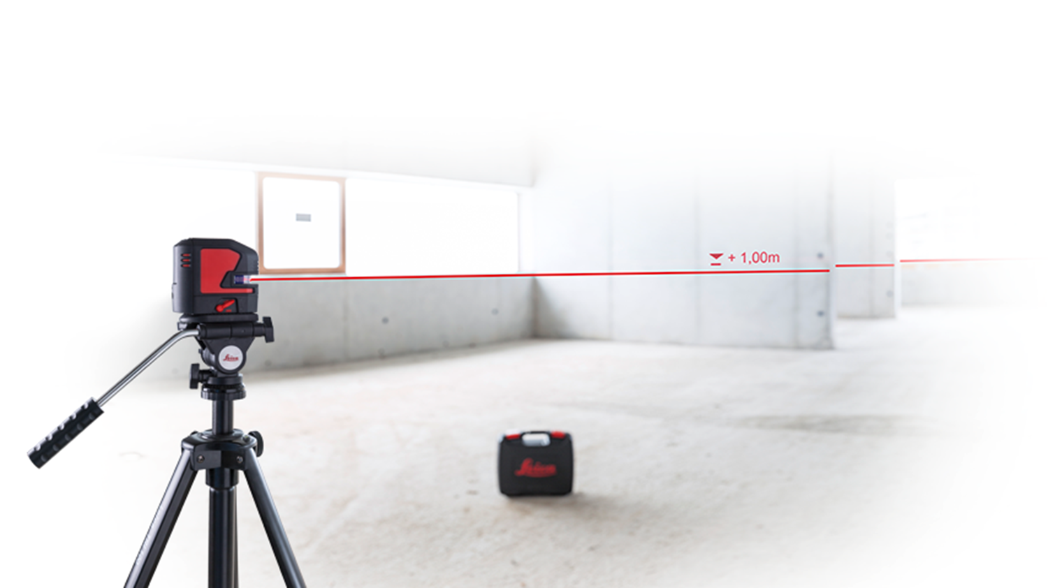 Снимка на Самонивелиращ се Crossline лазер Leica LINO L2,25m, с Li-Ion Батерия,червен лъч ,864413