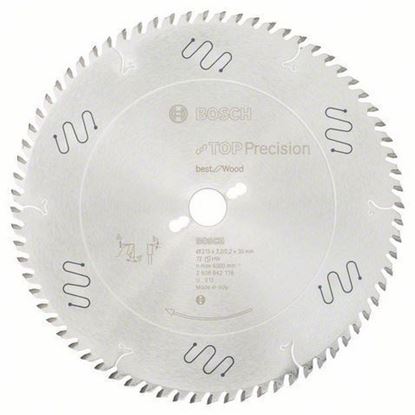 Снимка на Циркулярен диск Top Precision best for за Дърво;ø 315x30x3.2/2.2mm  72T ATB;2608642118