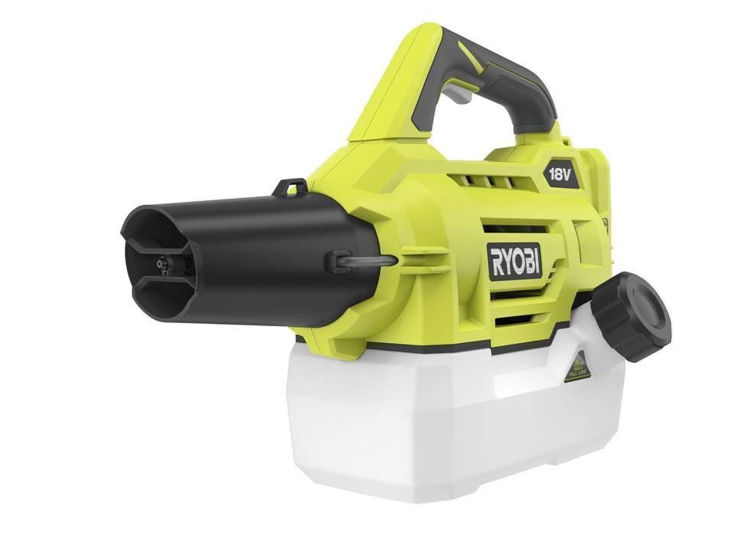 Снимка на Акумулаторен Аерозолен генератор RYOBI RY18FGA-0,18V+Акумулаторен сет RYOBI RC18120-150 Li-Ion battery ONE+ 5.0Ah + ЗАРЯДНО