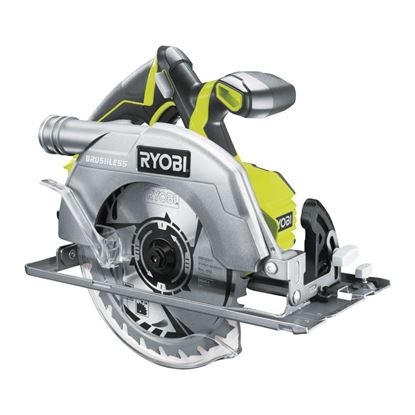 Снимка на  Акумулаторен безчетков циркуляр Ryobi R18CS7-0,18V,SOLO,5133002890