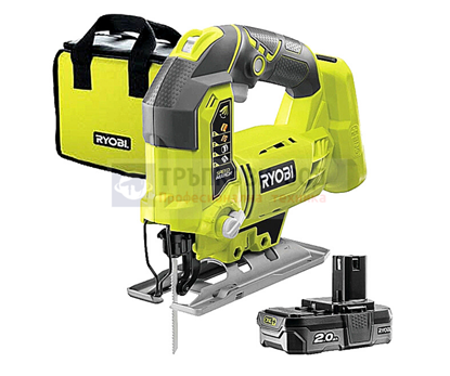 Снимка на Акумулаторен прободен трион RYOBI R18JS-120S,18V,1 бат. 2.0Ah,Зарядно,Чанта