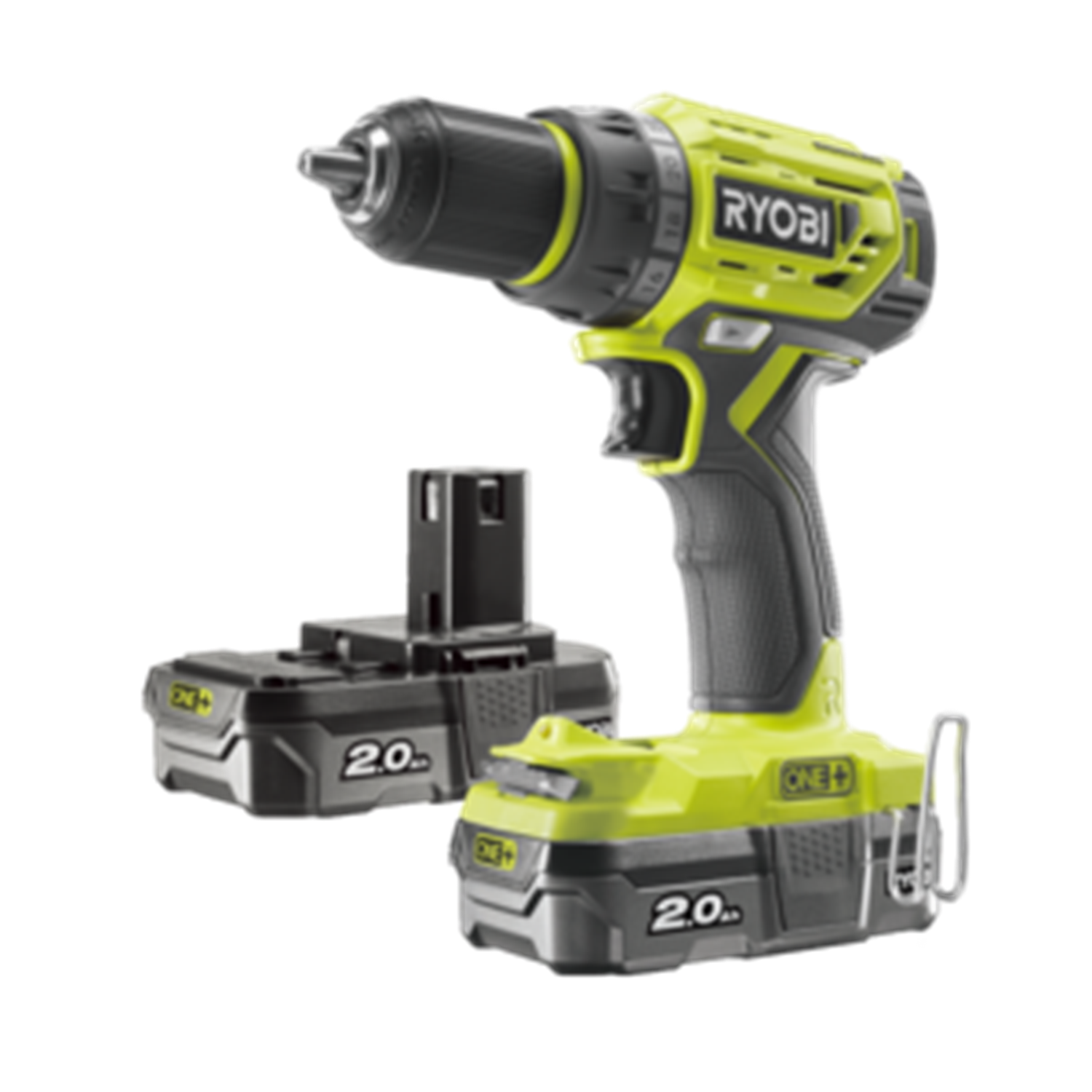 Снимка на Акумулаторна безчеткова бормашина RYOBI R18DD7-220S,2x2.0Ah, 5133004533