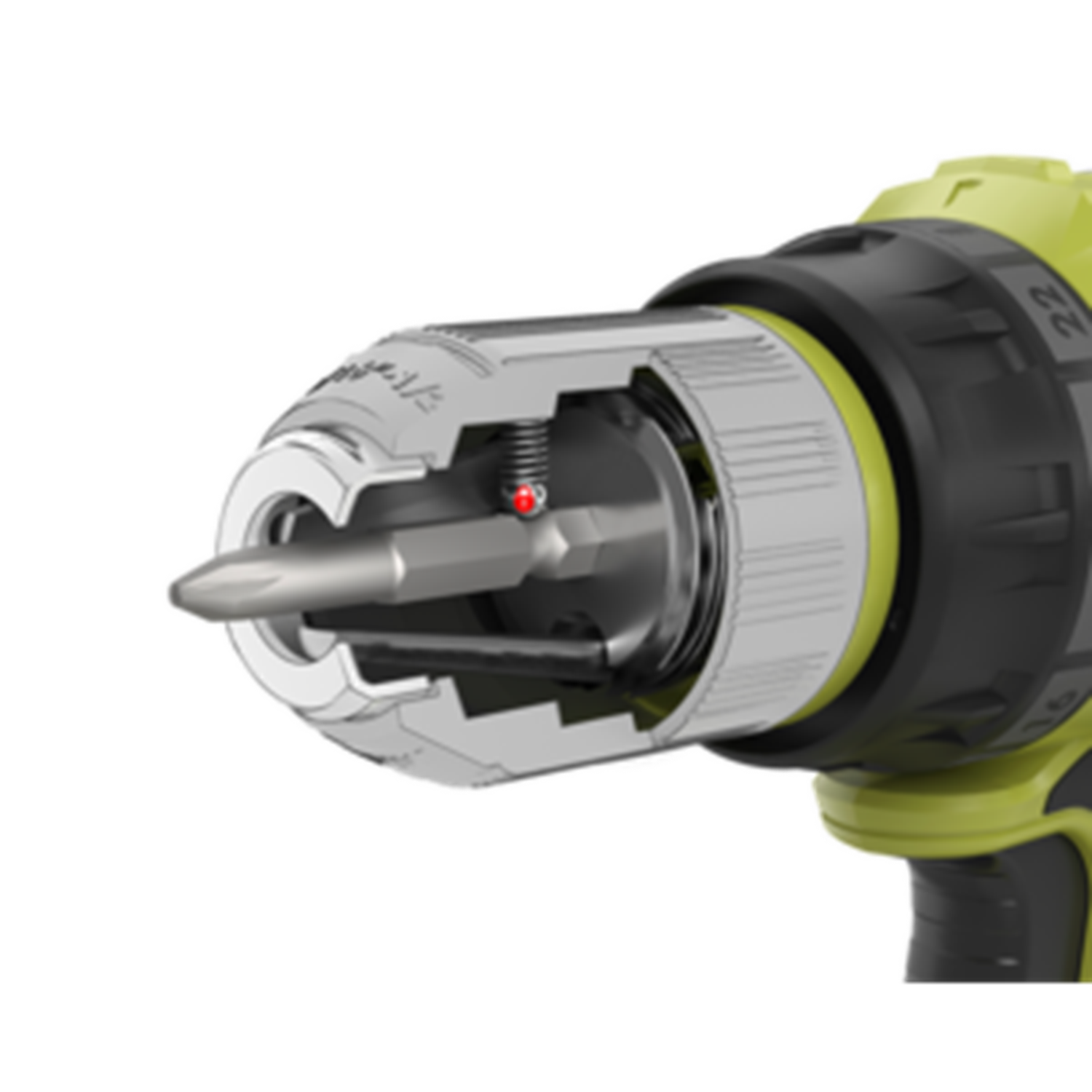 Снимка на Акумулаторна безчеткова бормашина RYOBI R18DD7-220S,2x2.0Ah, 5133004533