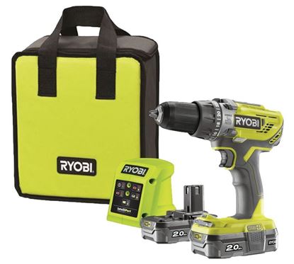 Снимка на Акумулаторна ударна бормашина Ryobi 18V R18PD3-220S,2x2.0Ah, 5133003342