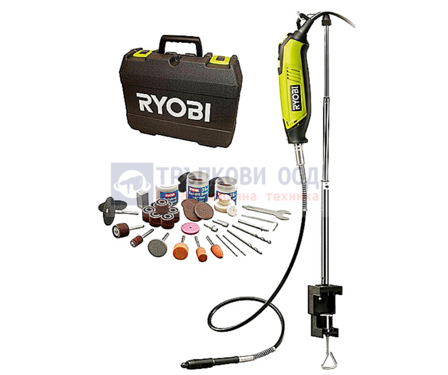 Снимка на Мултифункционален инструмент RYOBI EHT150V,150W,115 консуматива,5133000754