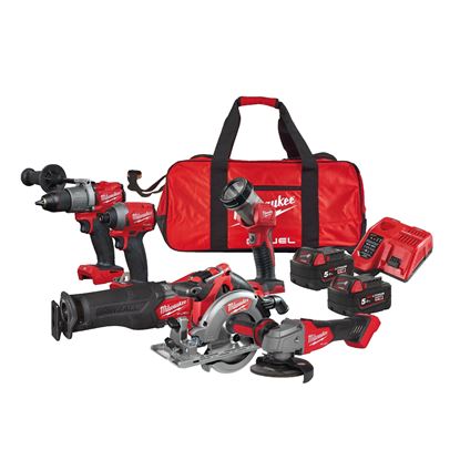 Снимка на Акумулаторен сет 6 инструмента Milwaukee M18FPP6K2-502B,4933479422