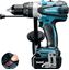 Снимка на  Акумулаторен ударен винтоверт Makita DHP458RFJ,2 х 3.0Ah,Куфар