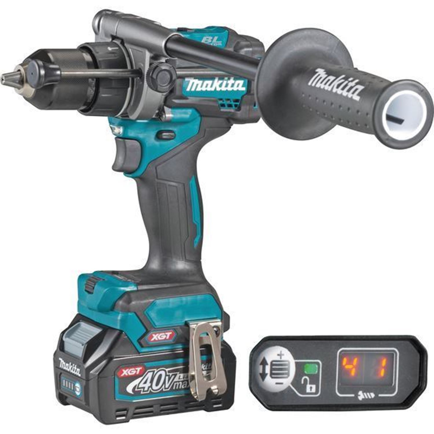 Снимка на  Акумулаторен ударен винтоверт MAKITA XGT HP001GD201 ,40V 2 x 2.5Ah