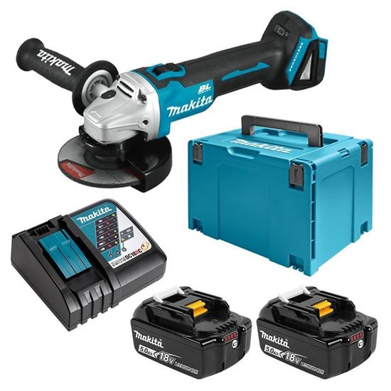 Снимка на  Акумулаторен ъглошлайф Makita DGA504RTJ