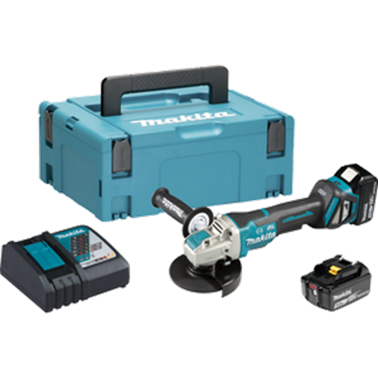 Снимка на  Акумулаторен ъглошлайф MAKITA DGA519RTJ 