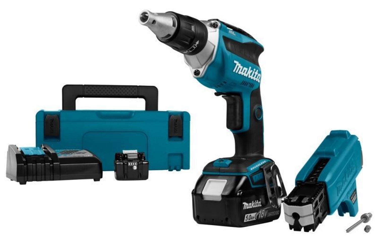 Снимка на Акумулаторен винтоверт DFS452TJX2,18V, 2x5.0Ah