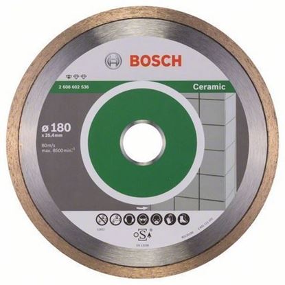 Снимка на Диамантен диск за рязане керамика Standard for CERAMIC 180 x 25,4 x 7 mm, 2608602536