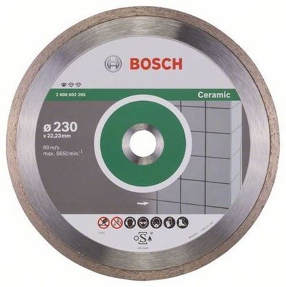 Снимка на Диамантен диск за рязане керамика Standard for CERAMIC 230 x 22,23 x 7.5 mm, 2608602205