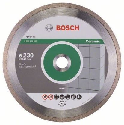 Снимка на Диамантен диск за рязане керамика Standard for CERAMIC 230 x 22,23 x 7.5 mm, 2608602205