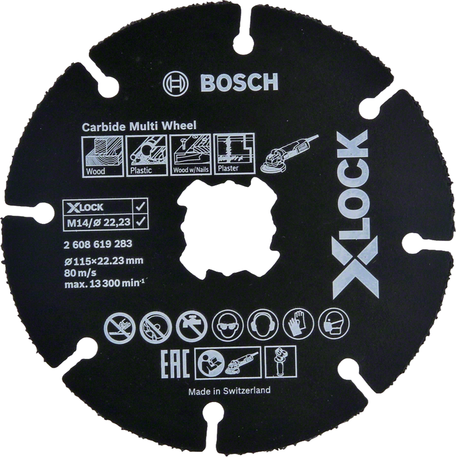 Снимка на X-LOCK Диск Ъглошлайф за Дърво и Пластмаса 115mm;2608619283