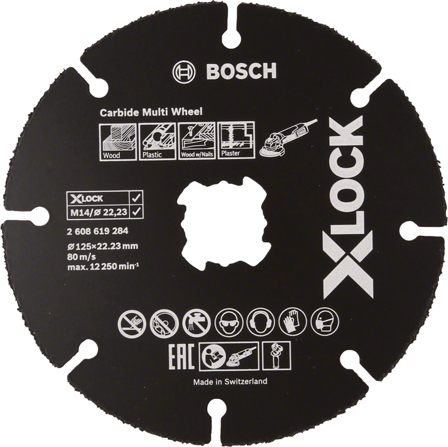 Снимка на X-LOCK Диск Ъглошлайф за Дърво и Пластмаса 125mm;2608619284