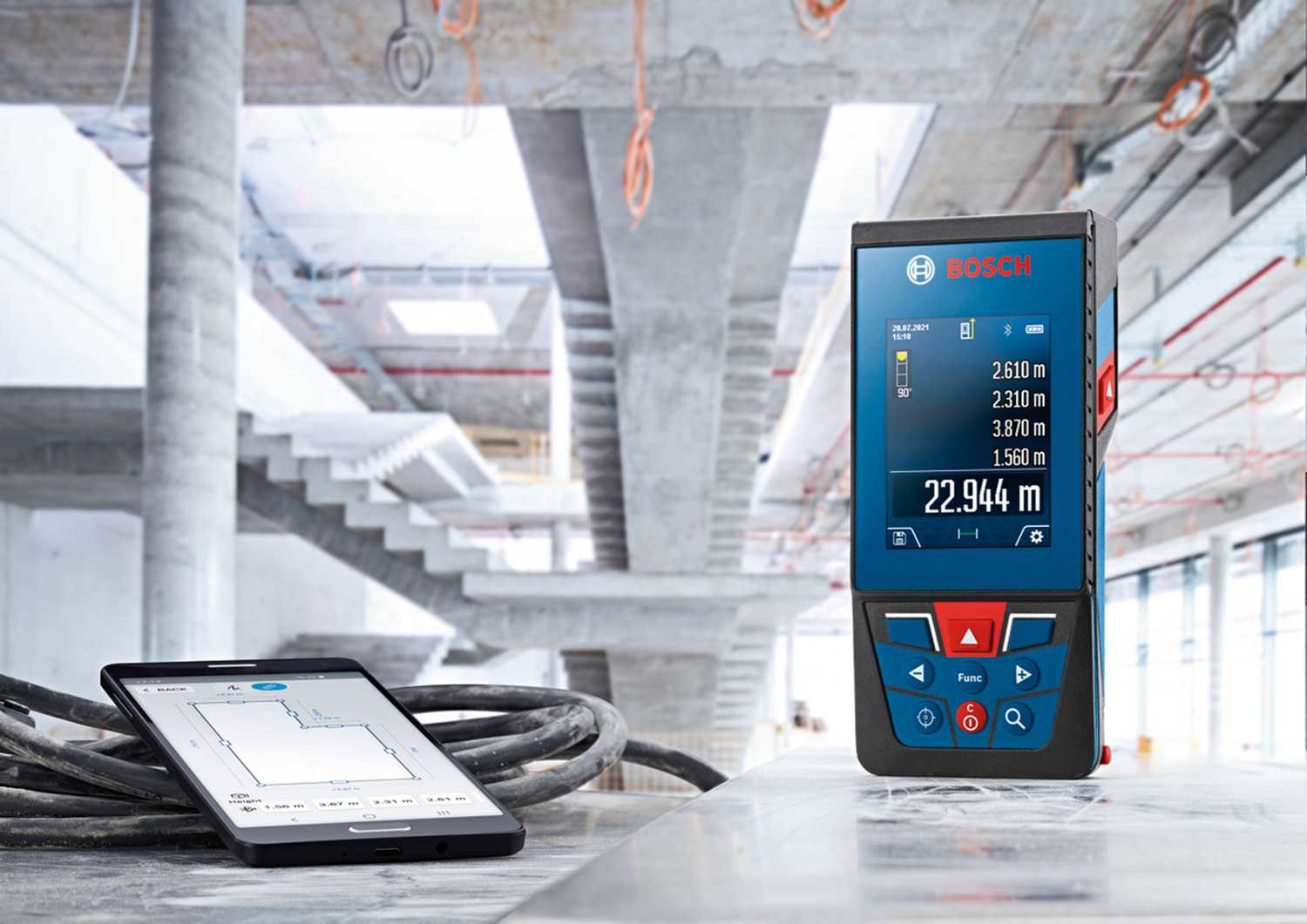 Снимка на Лазерна ролетка BOSCH GLM 100-25 C,0601072Y00