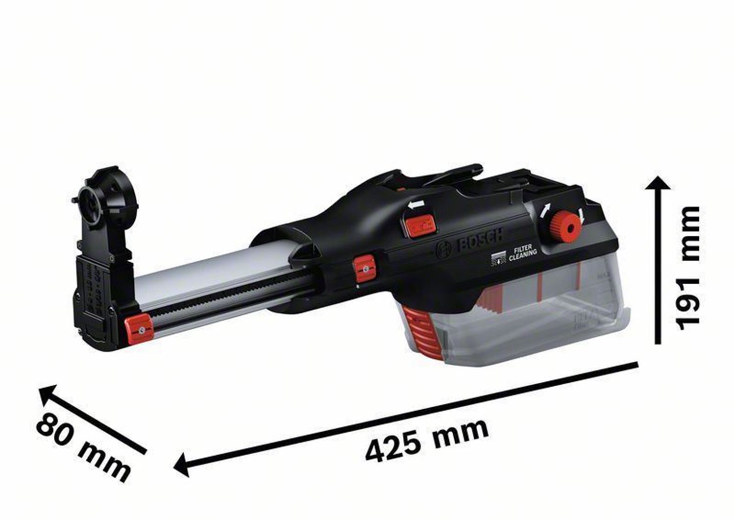 Снимка на НОВО! Bosch GDE 18V-28 D Прахоулавяща приставка за перфоратор Bosch GBH 18V-28 DC; 1600A021BH