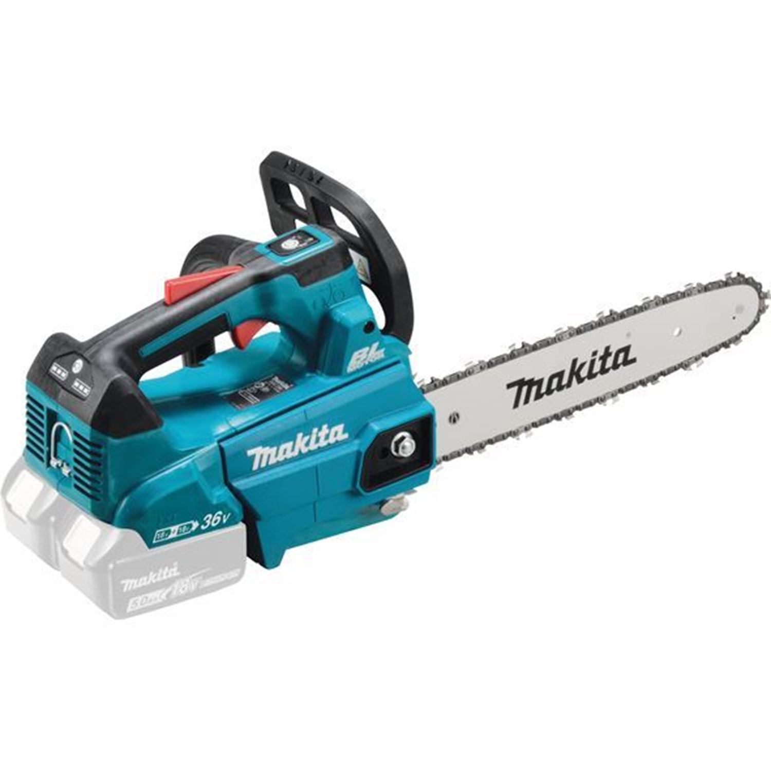 Снимка на Акумулаторен верижен трион Makita DUC306Z+РЪКАВИЦИ+МАСЛО 1L,18V+18V, 300 mm,0-20 m/s,16",5.1 kg, (само машина)