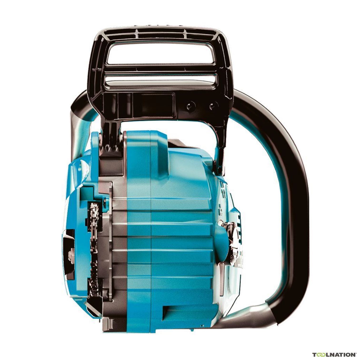 Снимка на Акумулаторен верижен трион Makita UC013GT101,40V,450 mm,0-25.5 m/s,7.4 kg,Бат. 1Х BL4050 5.0Ah, DC40RA К-Кт