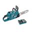 Снимка на Акумулаторен верижен трион Makita UC015GT101,40V,350 mm,0-25.5 m/s,7.5 kg,Бат. 1Х BL4050 5.0Ah, DC40RA К-Кт