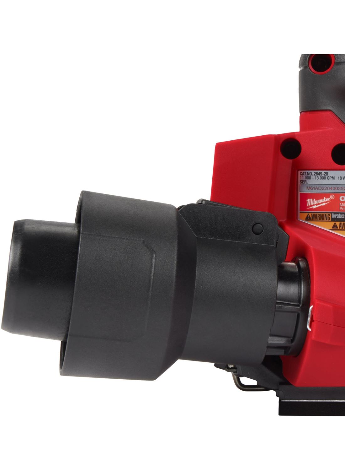 Снимка на Акумулаторен виброшлайф Milwaukee M18BQSS-502B, бат. 2бр.x M18B5 5.0Ah, зар. M12-18C, чанта, 4933479967