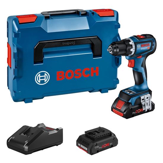 Снимка на Акумулаторен винтоверт Bosch GSR 18V-90 C,бат.2xGBA 18V ProCORE 4.0Ah,зар. устройство GAL18V-40, L-Boxx 136, 06019K6004