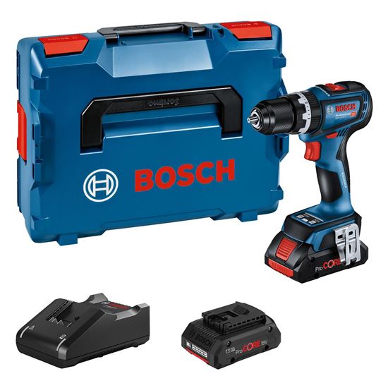 Снимка на Акумулаторен ударен винтоверт Bosch GSB 18V-90 C,бат.2xGBA 18V ProCORE 4.0Ah,зар. устройство GAL18V-40, L-Boxx 136, 06019K6104