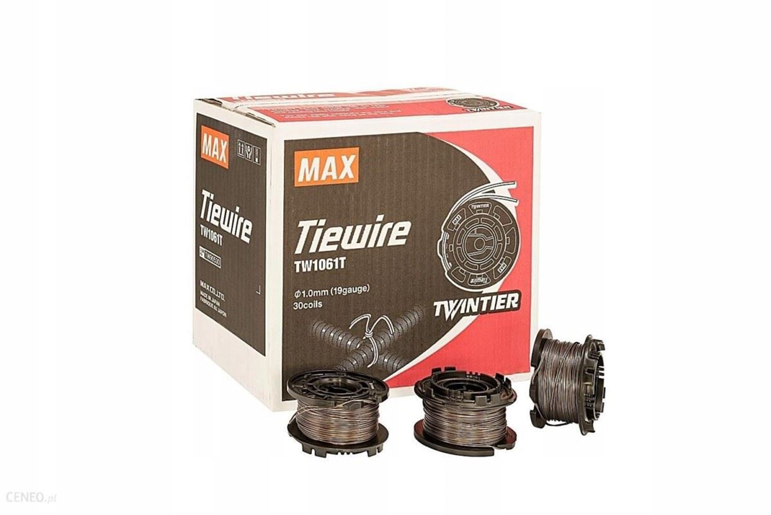 Снимка на Ролка тел за връзване на арматура MAX TW1061T, 1.0мм.,за пистолет MAX TWINTIER RB441T и RB611T