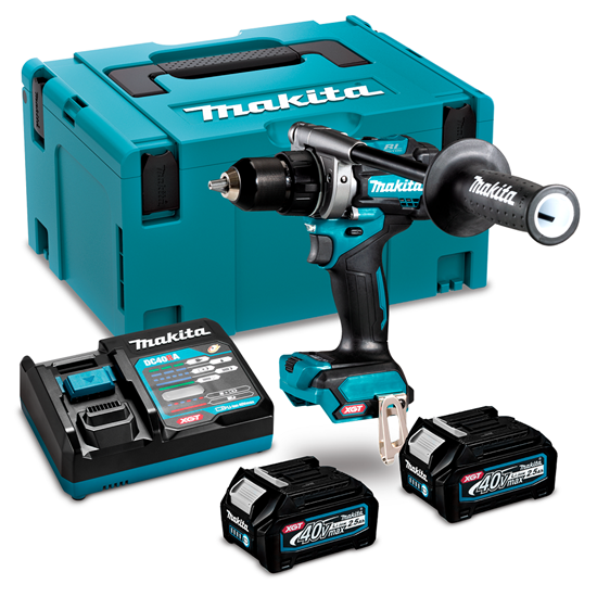 Снимка на Акумулаторен винтоверт MAKITA DF001GD201, XGT 40V 2 батерии x 2.5Ah