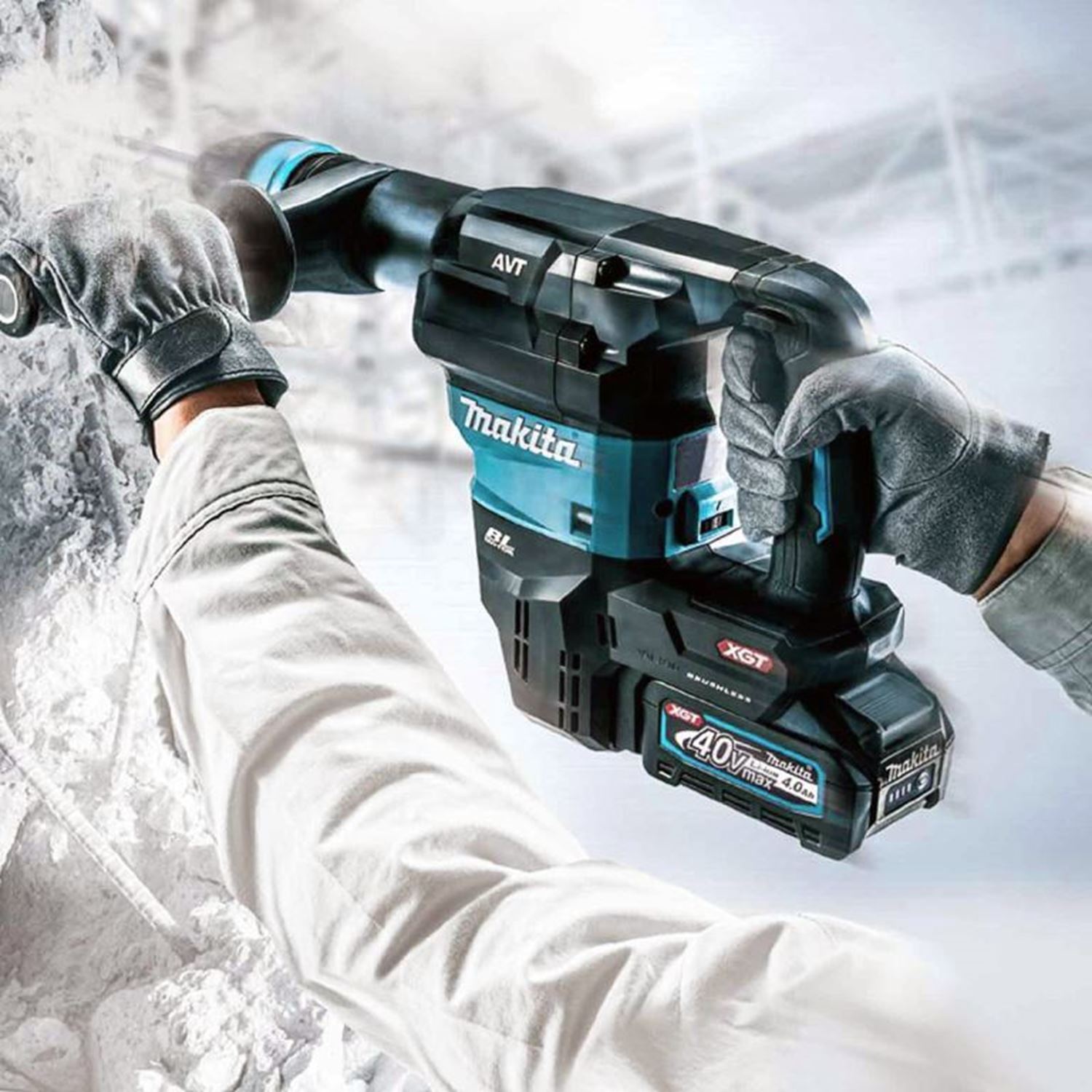 Снимка на Aкумулаторен къртач Makita HM001GZ02,SDS-Max,9.4J,XGT,(само машина)