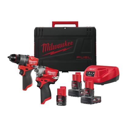 Снимка на Комплект акумулаторни инструменти Milwaukee M12FPP2H2-423X,4933481027