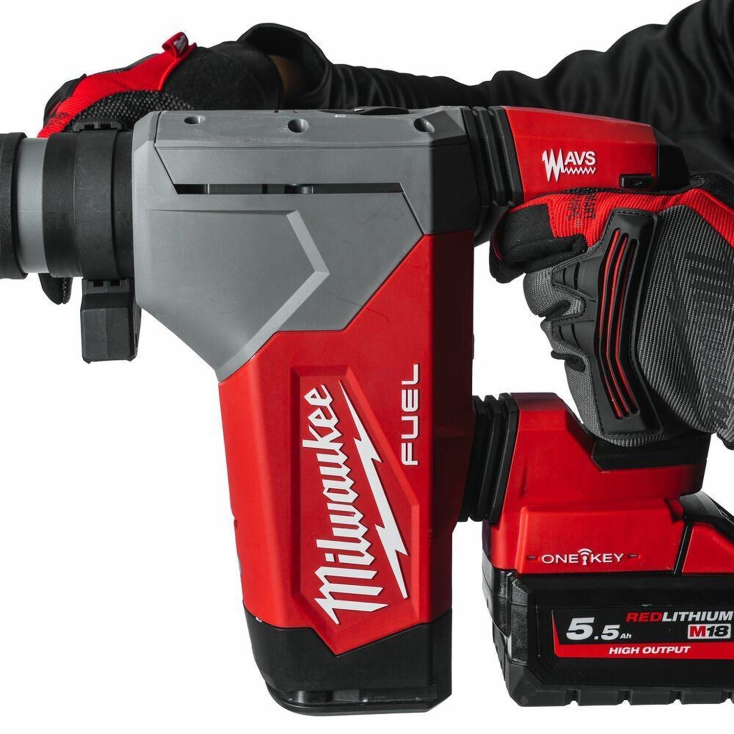 Снимка на Акумулаторен перфоратор Milwaukee M18ONEFHPX-552X,бат. 2xM18HB5.5 5.5Ah,4933478496