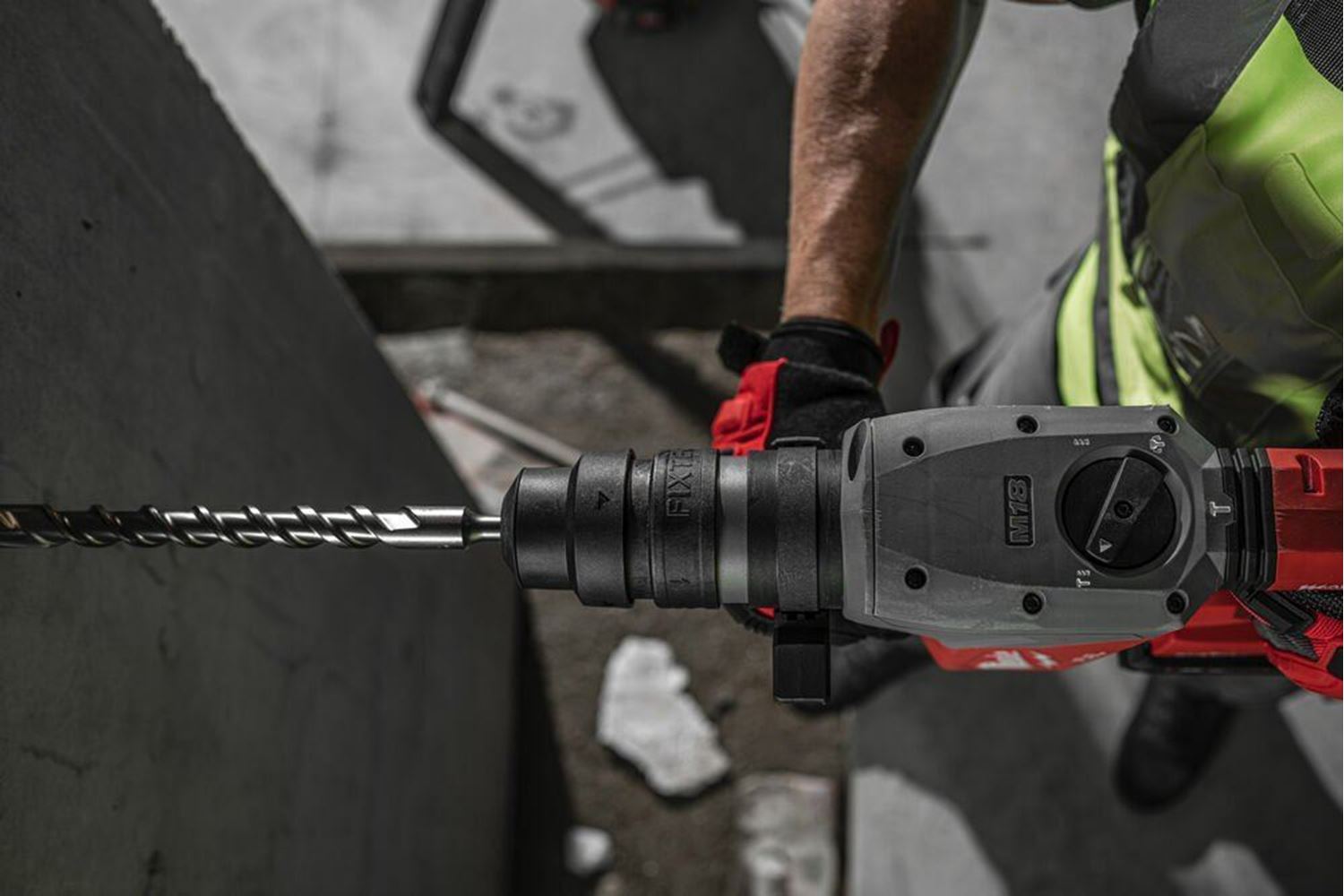 Снимка на Акумулаторен перфоратор Milwaukee M18ONEFHPX-552X,бат. 2xM18HB5.5 5.5Ah,4933478496