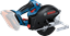 Снимка на Акумулаторен циркуляр GKM 18V-50,(само машина),Bosch,06016B8000