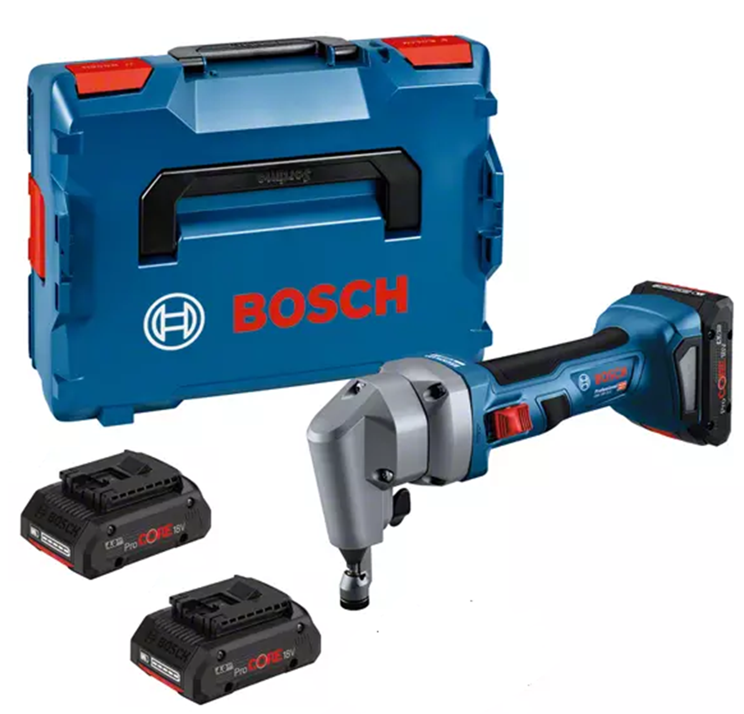 Снимка на Акумулаторен нагер GNA 18V-16 E,2х4.0Ah,L-Boxx,Bosch,0601529601