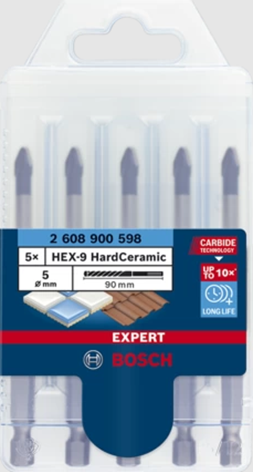 Снимка на Комплект накрайници EXPERT HEX-9 HARDCERAMIC,Bosch,2608900598