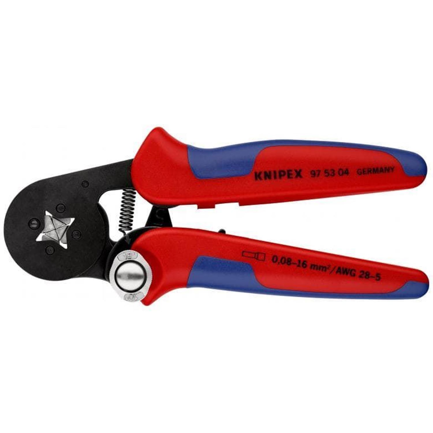 Снимка на Клещи за кримпване 0,08-10mm² и 16mm²,97 53 04,Knipex